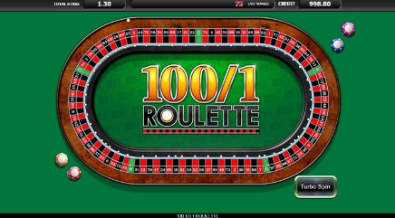 100 to 1 Roulette slot UK