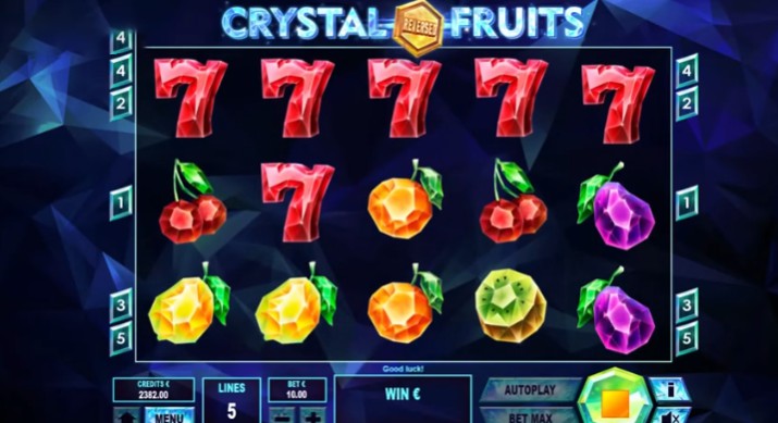 243 Crystal Fruits Reversed slot UK