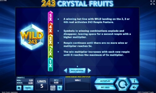 243 Crystal Fruits Bonus Round 1