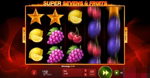 5 Super Sevens & Fruits slot UK
