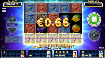 All Star Knockout Ultra Gamble slot UK