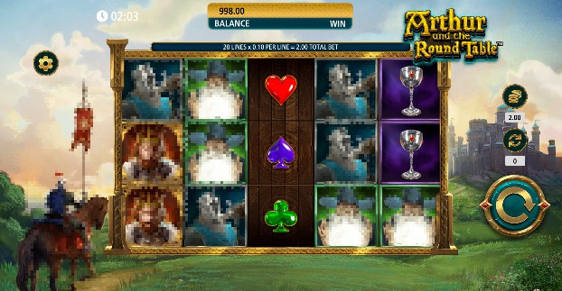 Arthur and the Round Table slot UK