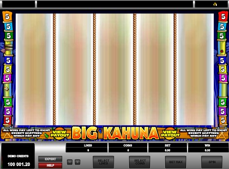 Big Kahuna slot UK