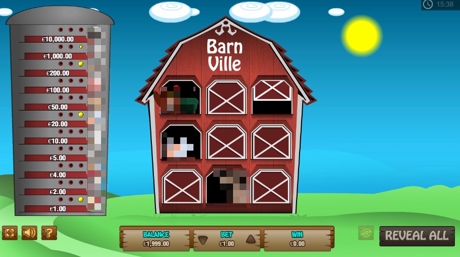 Barn Ville Scratch Card Screenshot 2021