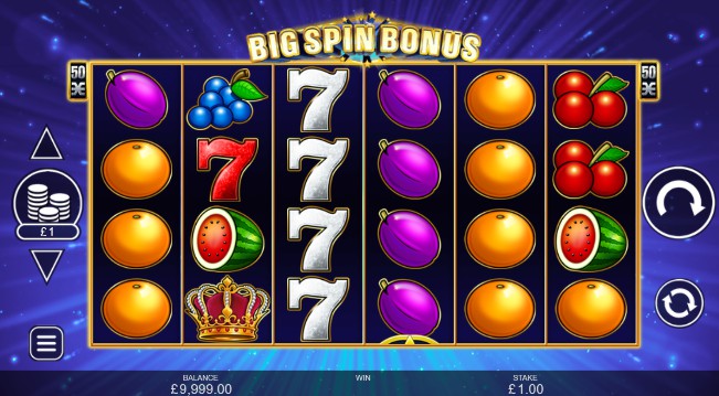 Big Spin Bonus slot UK