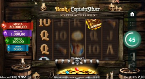 Book of Captain Silver slot UK