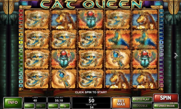 Cat Queen slot UK