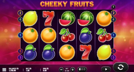 Cheeky Fruits slot UK