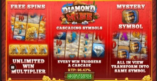 Diamond Mine Bonus Feature