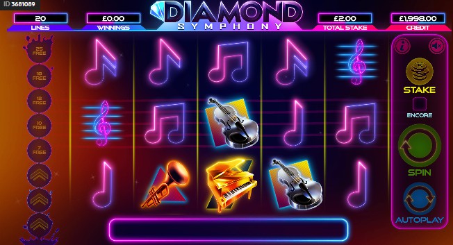 Diamond Symphony slot UK
