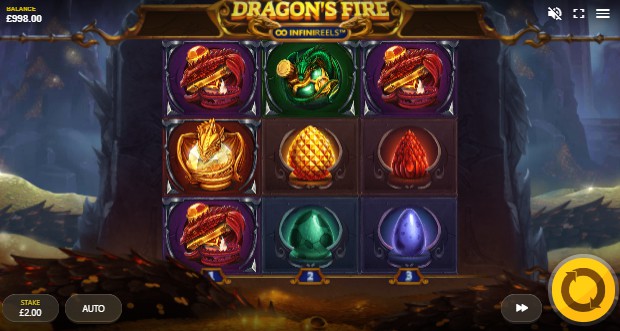 Dragon's Fire INFINIREELS slot UK
