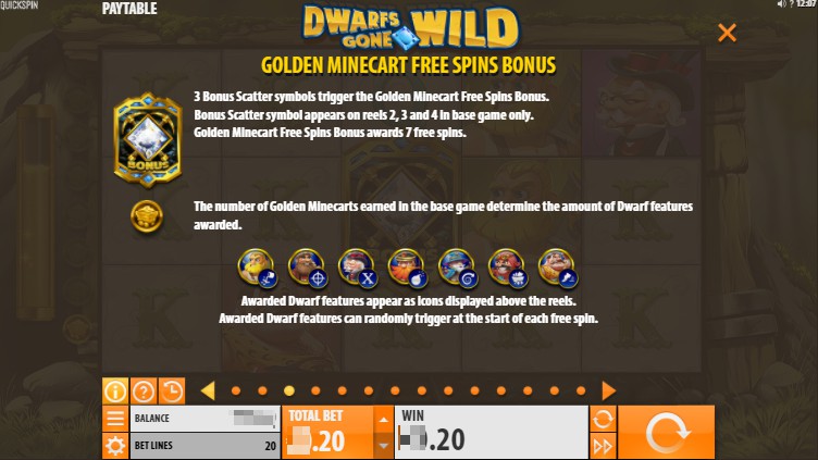 Dwarfs Gone Wild Bonus Feature