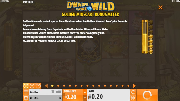 Dwarfs Gone Wild Bonus Round 1