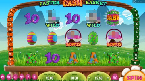 Easter Cash Baskets Screenshot 2021