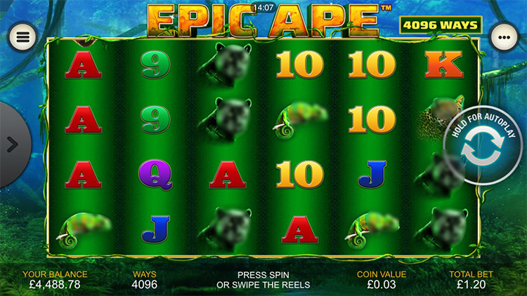 Epic Ape Slot Gameplay