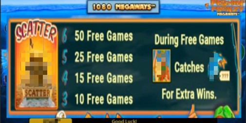 Fishin Frenzy Megaways Bonus Feature