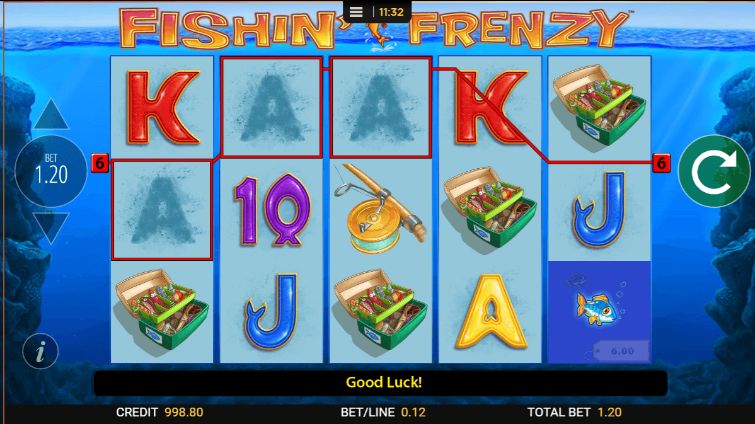 Fishin Frenzy slot UK