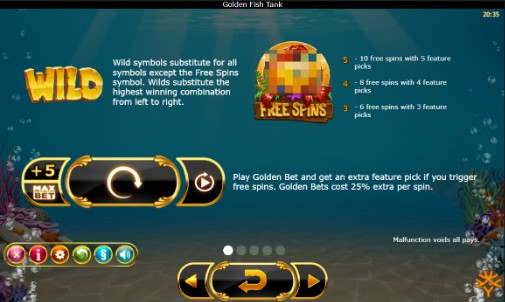 Golden Fishtank Bonus Feature