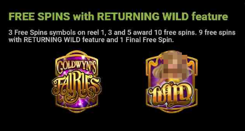 Goldwyn's Fairies Bonus Feature