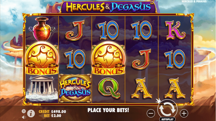Hercules and Pegasus slot UK