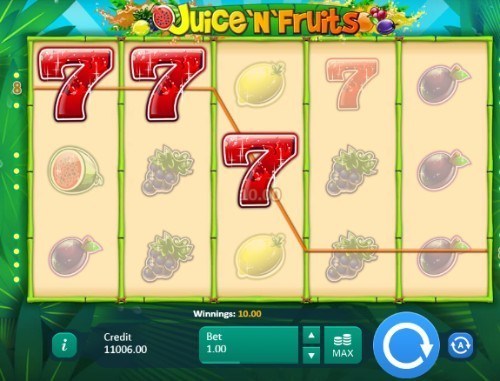Juice'n'Fruits slot UK