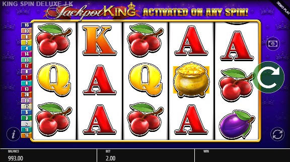 King Spin Deluxe Jackpot King slot UK