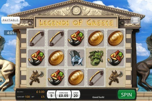 Legends Of Greece slot UK