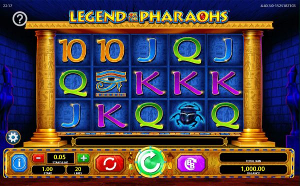 Legend of the Pharaohs slot game