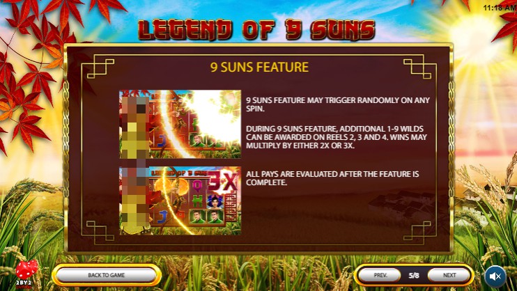 Legend of 9 Suns Bonus Feature