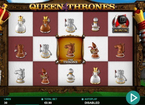 Queen of thrones slot UK