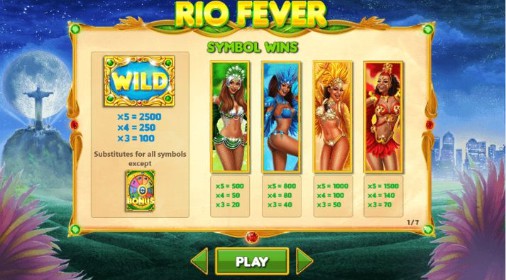 Rio Fever Bonus Round 1