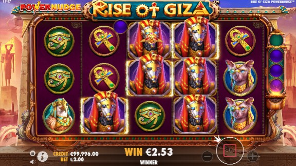 Rise Of Giza PowerNudge slot UK