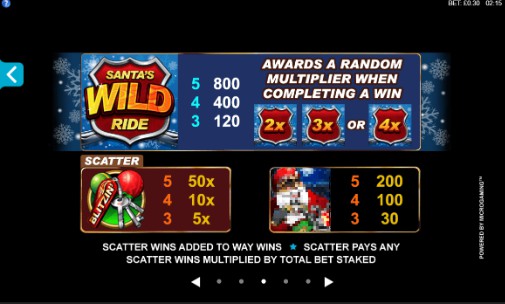Santa's Wild Ride Bonus Round 2