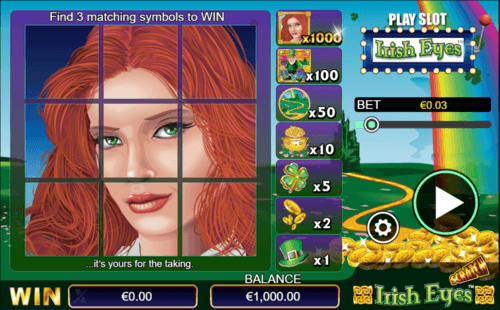 Scratch Irish Eyes Online Casino UK