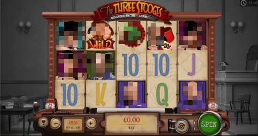 Three Stooges Disorder In the Court Online Slot