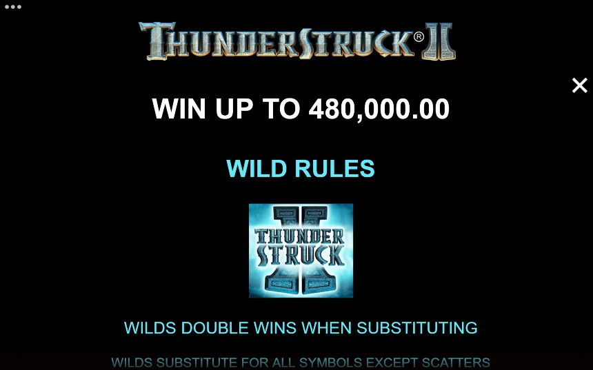 Thunderstruck II Bonus Round 1