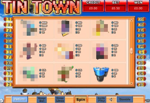 Tin Town Bonus Round 1