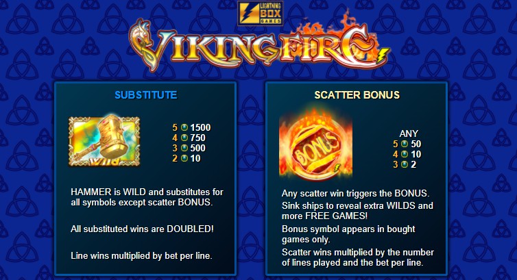 Viking Fire Bonus Round 1
