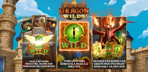Wicked Dragon Wilds Mega Drop Bonus Feature