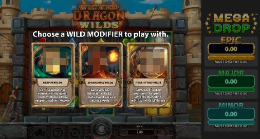 Wicked Dragon Wilds Mega Drop Bonus Round 2