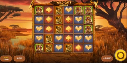 Wild Cats Multiline slot UK