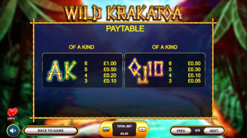 Wild Krakatoa Bonus Round 1