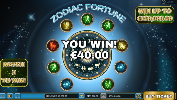 Zodiac Fortune Screenshot 2021