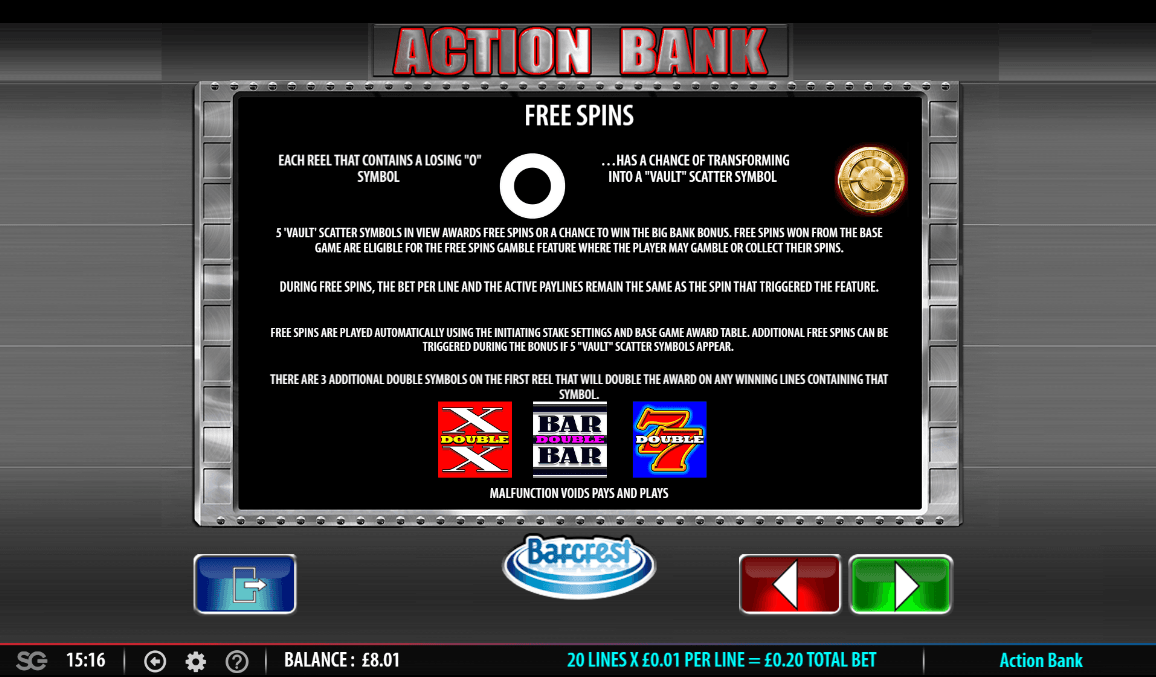 Action Bank Bonus Round 2