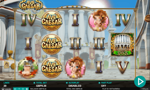 Ave Caesar Jackpot King Screenshot 2021