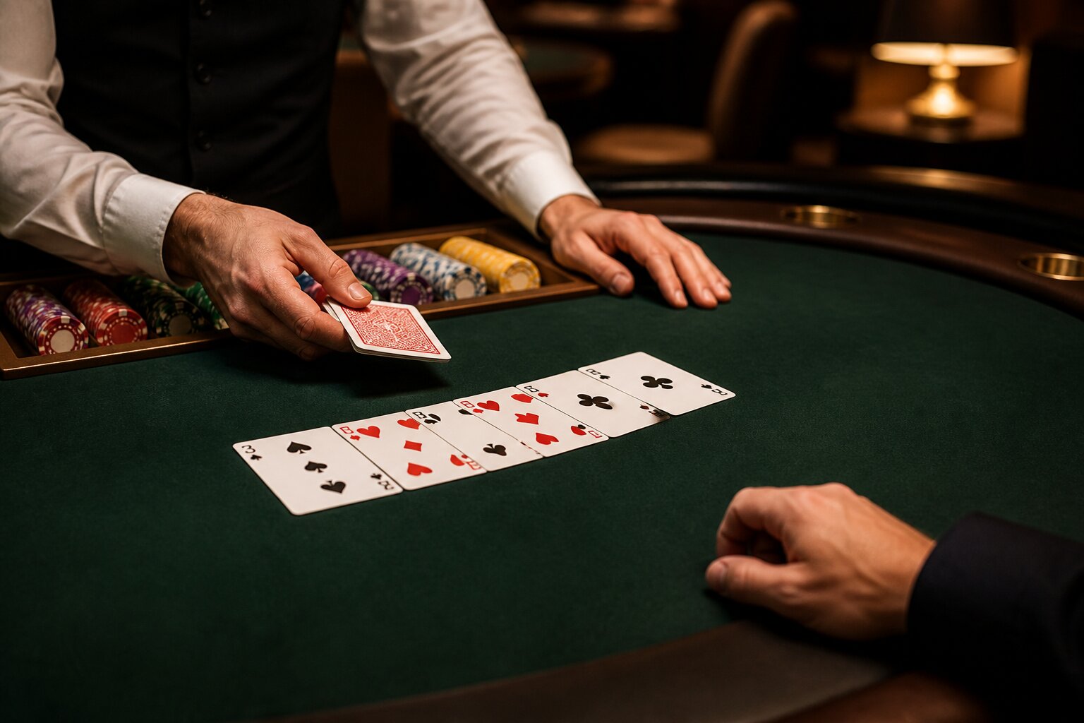 British Blackjack: How the 7 Card Rule Works with Simple Play Example