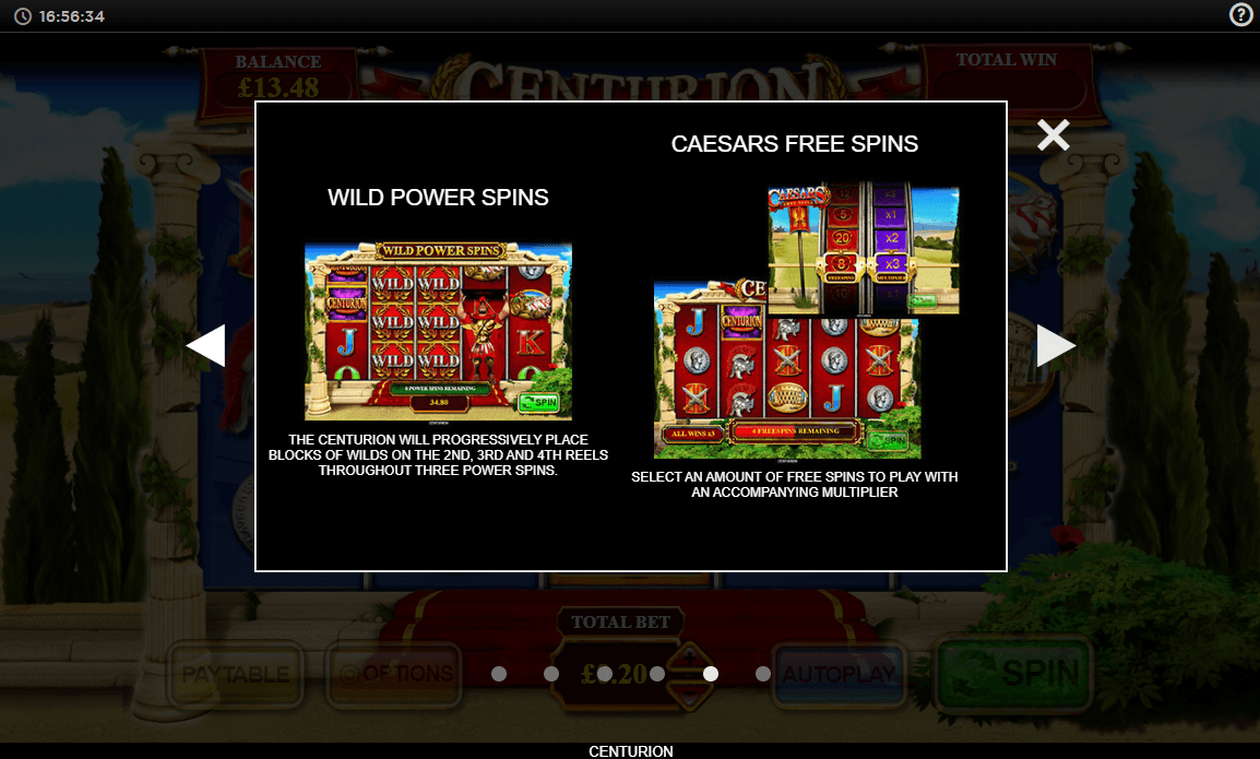 centurion Bonus Feature