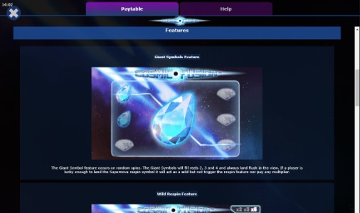 Cosmic Fusion Bonus Feature