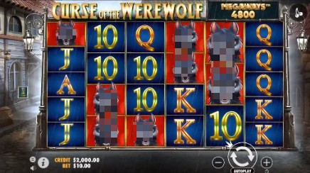 Curse of the Werewolf Megaways slot UK