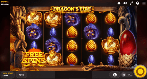 Dragons Fire slot UK